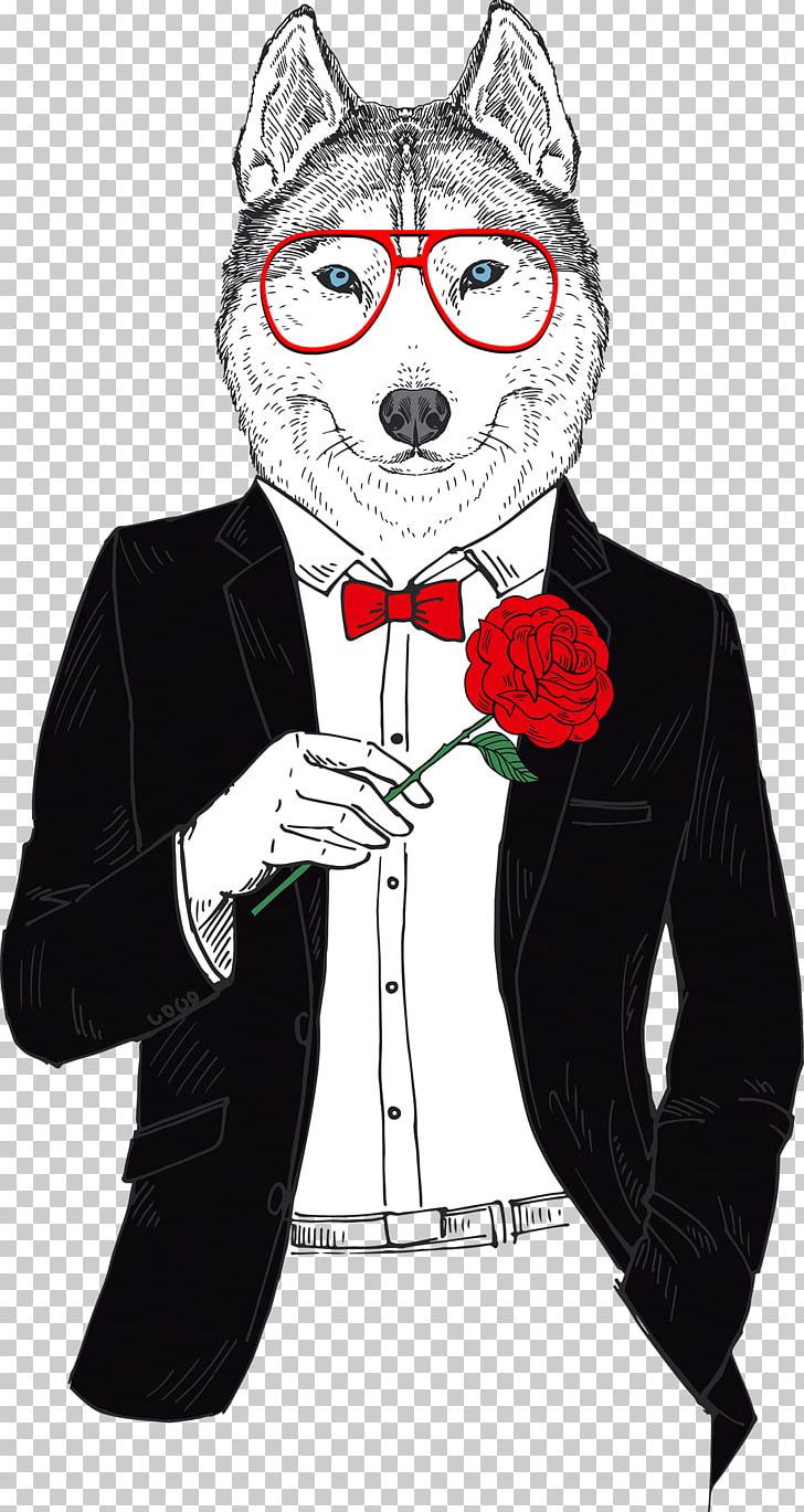 T-shirt Gray Wolf Tuxedo Sleeveless Shirt Animal PNG, Clipart, Angry Wolf Face, Art, Black And White, Black Wolf, Business Free PNG Download