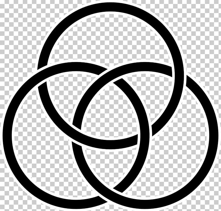 Borromean Rings Trinity Triquetra Symbol PNG, Clipart, Artwork, Black, Black And White, Borromean Rings, Cartier Free PNG Download
