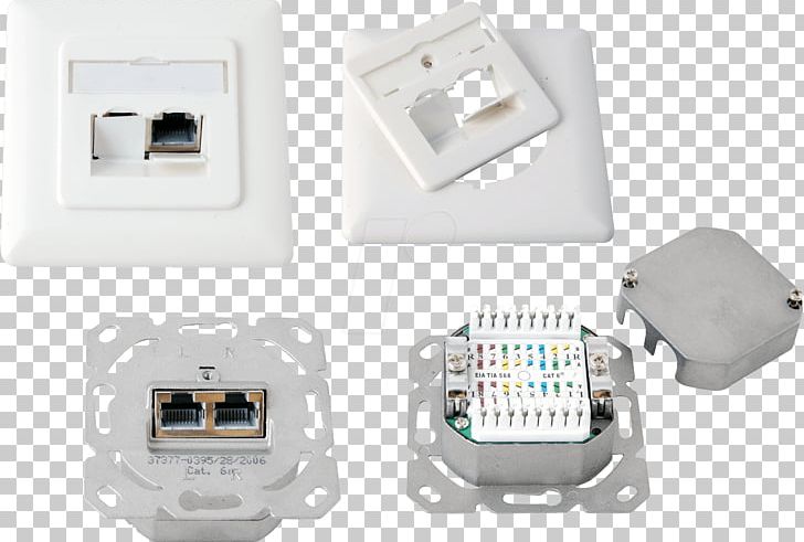 Electrical Connector RJ-45 CÃ¢ble CatÃ©gorie 6a Anschlussdose Electronics PNG