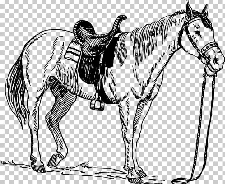 Horse Saddle Drawing PNG, Clipart, Animals, Art, Bit, Black, Fictional Character Free PNG Download