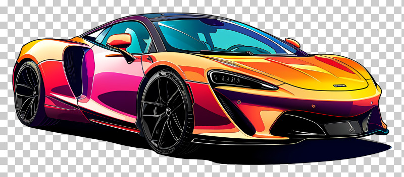 Mclaren Artura - Sports Car With Vibrant And Sleek Design PNG