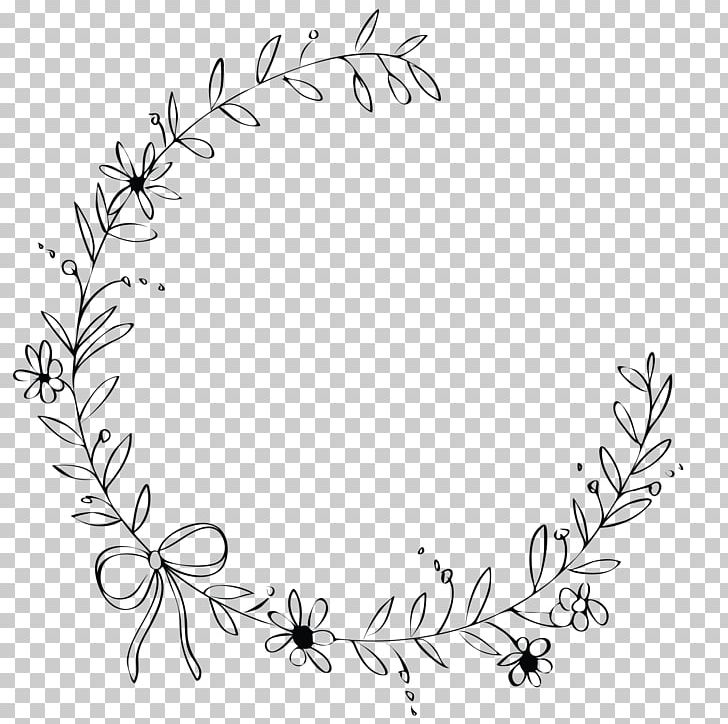 Glamourous Salon Spa Drawing Wreath PNG, Clipart, Art, Artificial Hair Integrations, Black, Black And White, Branch Free PNG Download