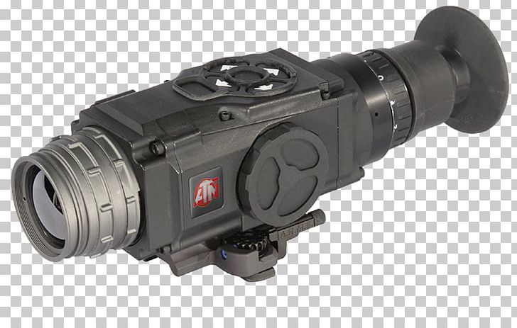 Thermal Weapon Sight Night Vision Thermographic Camera Telescopic Sight American Technologies Network Corporation PNG, Clipart, Angle, Atn, Binoculars, Camera Lens, Flir Systems Free PNG Download