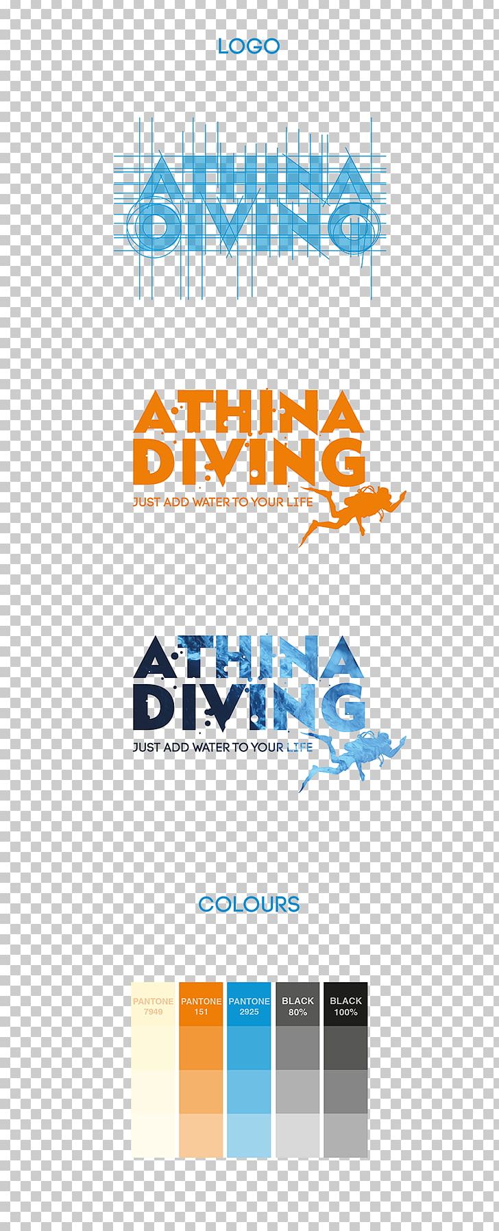 Logo Wall Decal Scuba Diving Underwater Diving PNG, Clipart, Area, Blue, Brand, Center, Corporate Identity Free PNG Download