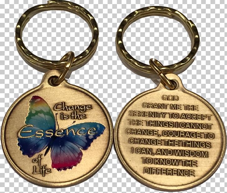 Bronze Butterfly Key Chains Serenity Prayer Medal PNG, Clipart, Alcoholics Anonymous, Bronze, Butterflies And Moths, Butterfly, Fashion Accessory Free PNG Download