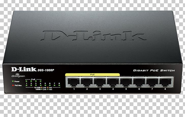 Power Over Ethernet Network Switch Gigabit Ethernet Port PNG, Clipart, 1000baset, Audio Receiver, Computer Network, Computer Port, Dlink Free PNG Download