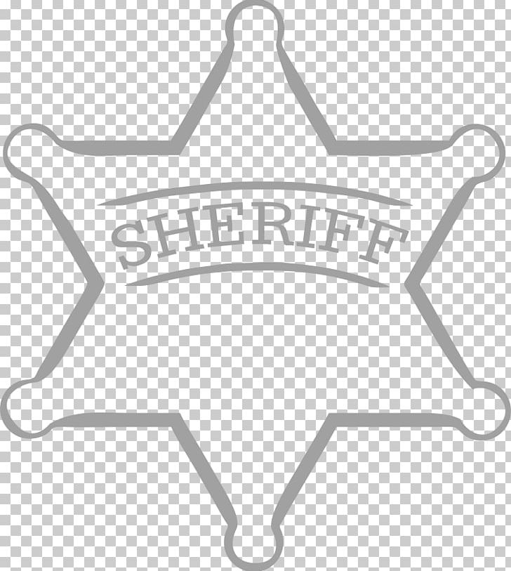 Badge Sheriff PNG, Clipart, Angle, Area, Art Wall, Badge, Black And White Free PNG Download