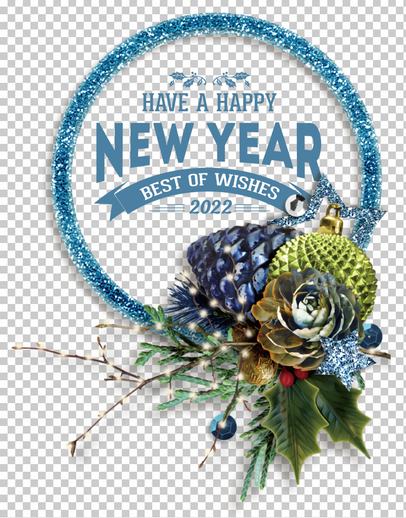 Happy New Year 2022 2022 New Year 2022 PNG, Clipart, Flower, Meter Free PNG Download