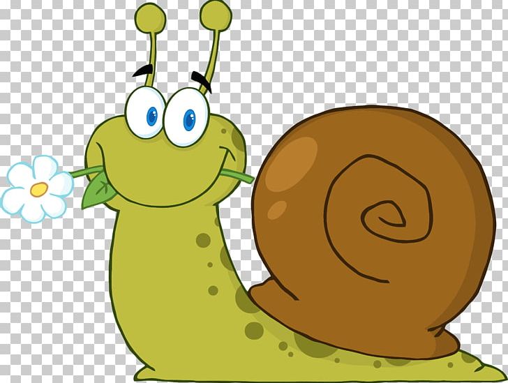 Premium Vector | A snail with a yellow head and orange on it