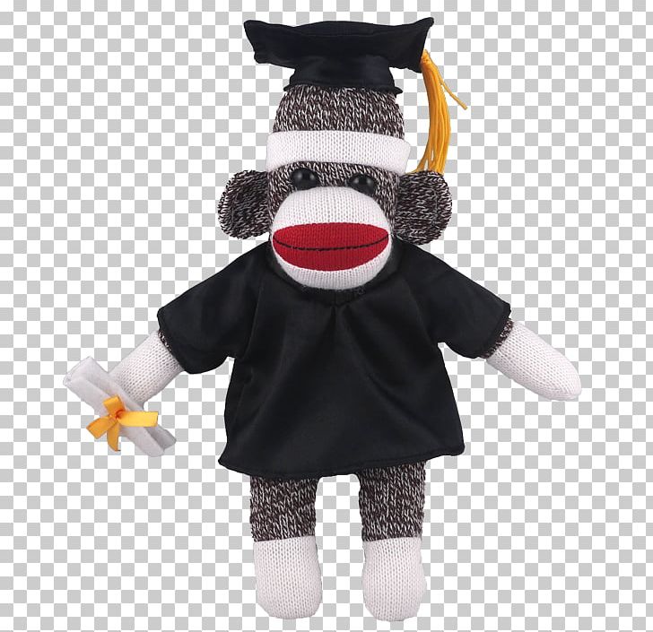 Stuffed Animals & Cuddly Toys Square Academic Cap Graduation Ceremony Sock Monkey PNG, Clipart, Animals, Cap, Cartoon, Chimpanzee, Costume Free PNG Download