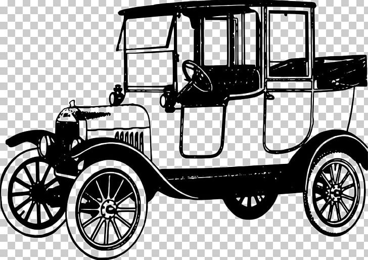 Vintage Car Ford Model T PNG, Clipart, Antique Car, Automotive Design, Black And White, Car, Carriage Free PNG Download
