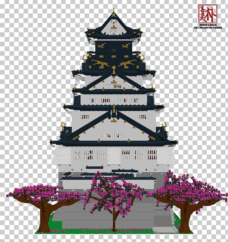 Osaka Castle Azuchi Castle Tenshu LEGO PNG, Clipart, Azuchi Castle, Castle, Cherry Blossom, Chinese Architecture, Houseplant Free PNG Download