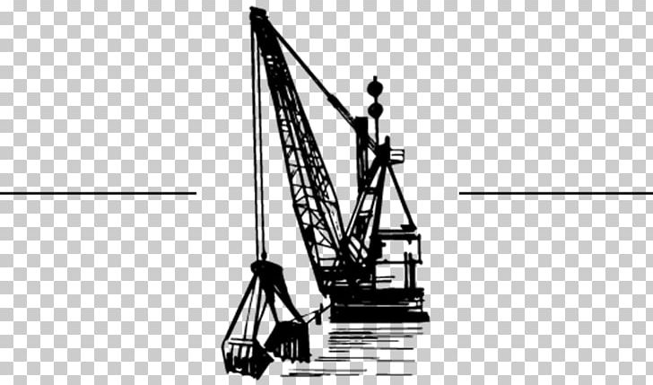 Crane Architectural Engineering Western Marine Construction General Contractor Pile Cap PNG, Clipart, Angle, Architectural Engineering, Black And White, Business, Construction Equipment Free PNG Download