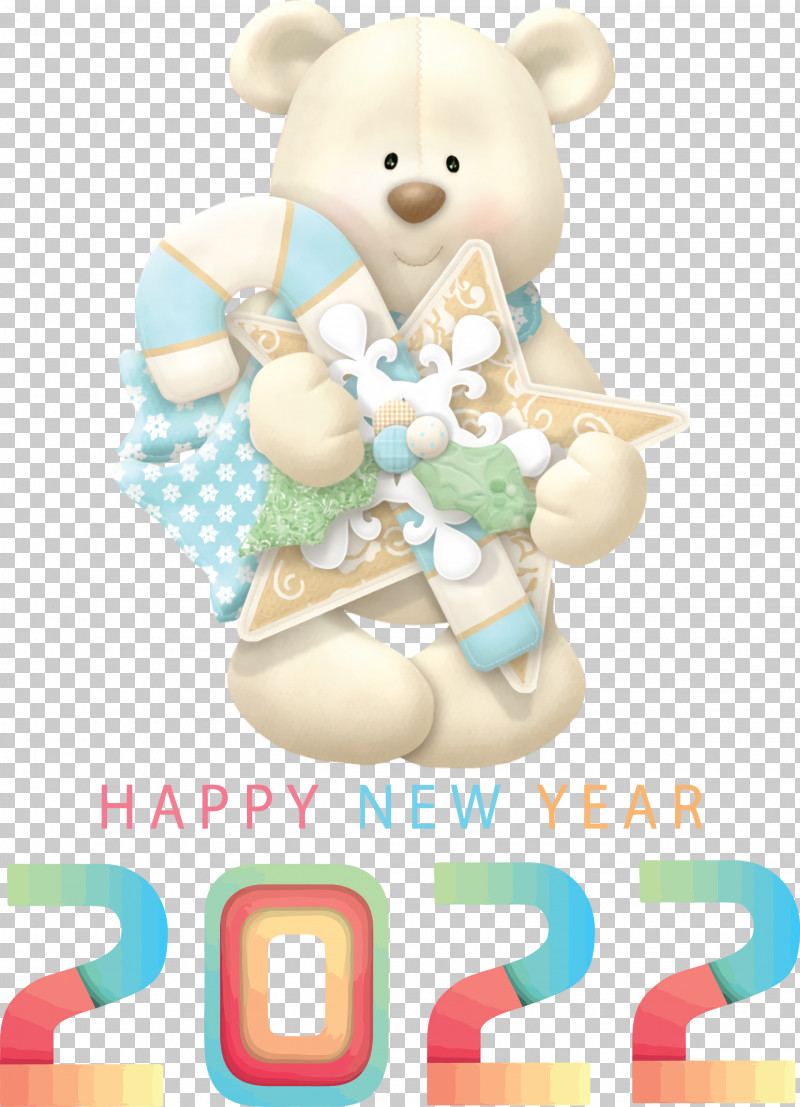 Happy 2022 New Year 2022 New Year 2022 PNG, Clipart, Bears, Christmas Day, Color, Drawing, Idea Free PNG Download