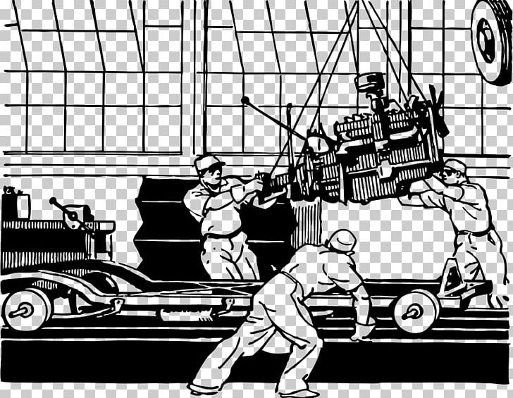 Car Assembly Line Production Line PNG, Clipart, Angle, Assembly Cliparts, Assembly Line, Automotive Design, Black And White Free PNG Download
