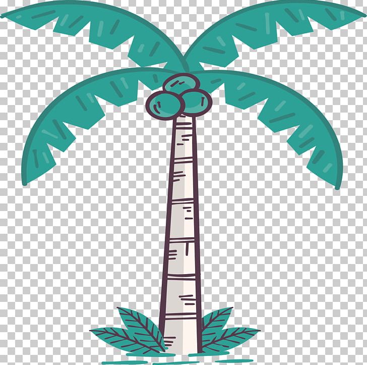 Tree Green Euclidean PNG, Clipart, Adobe Illustrator, Background Green, Beach Coconut Trees, Christmas Tree, Coconut Free PNG Download