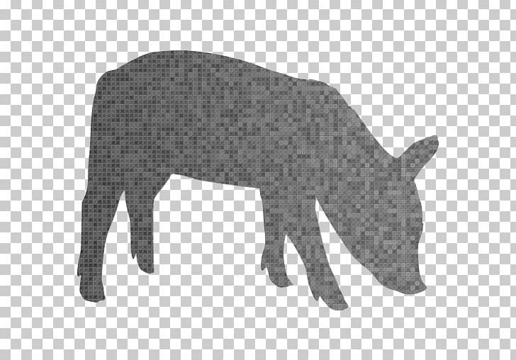Cattle Computer Icons Domestic Pig PNG, Clipart, Animals, Black, Black And White, Cartoon, Cattle Free PNG Download