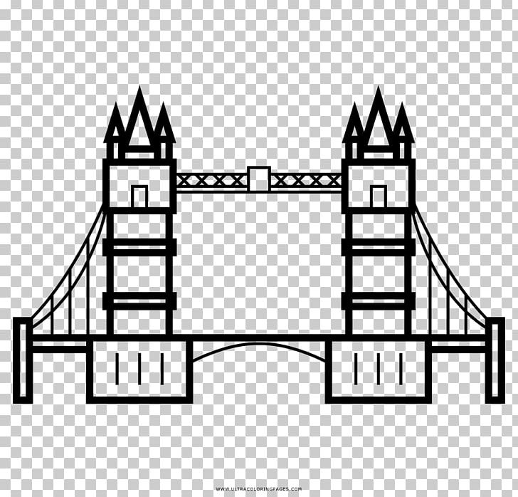 simple london bridge drawing