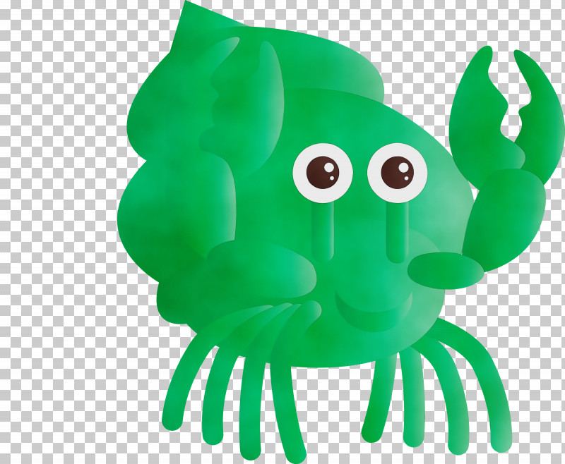 Green Octopus Crab Animation Animal Figure PNG, Clipart, Animal Figure, Animation, Crab, Green, Octopus Free PNG Download