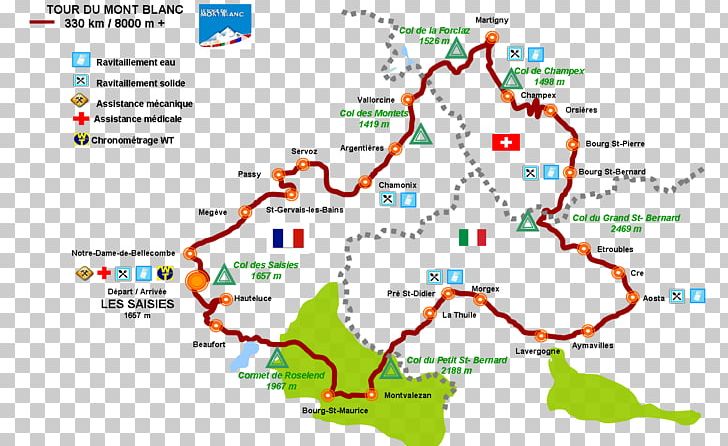 Tour Du Mont Blanc Montblanc Cycling Map PNG, Clipart, Afacere, Area, Avalanche Transceiver, Bicycle Touring, City Free PNG Download