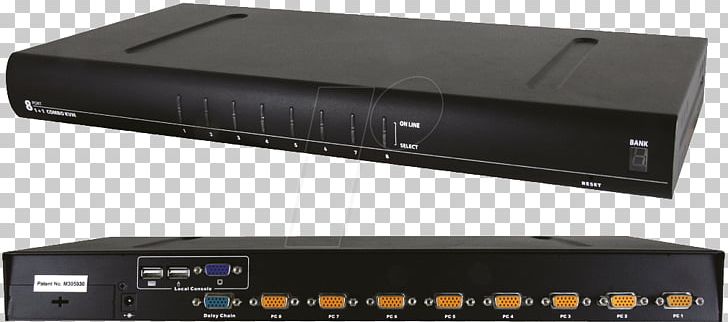 Wireless Router KVM Switches PS/2 Port Network Switch Computer Port PNG, Clipart, Amplifier, Audio, Audio Receiver, Cable Converter Box, Computer Port Free PNG Download