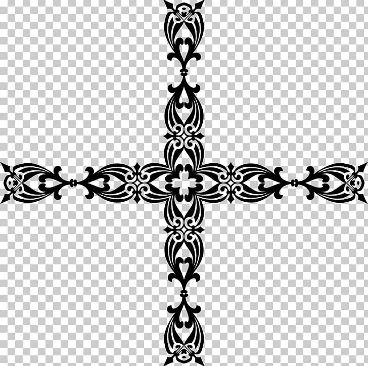 Victorian Era Christian Cross PNG, Clipart, Black, Black And White, Christian Cross, Christian Cross Variants, Christianity Free PNG Download