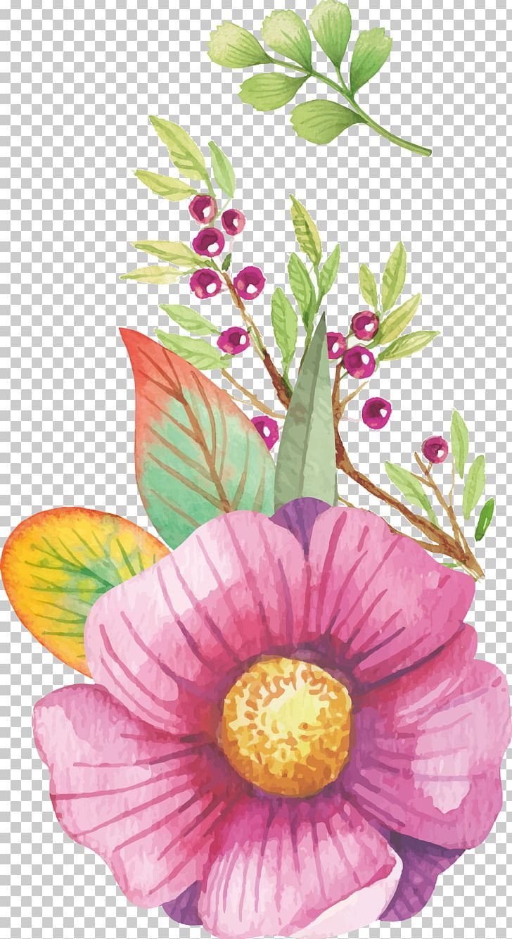 Watercolour Flowers Watercolor Painting PNG, Clipart, Art Museum, Beautifully Vector, Cut Flowers, Dahlia, Fine Free PNG Download