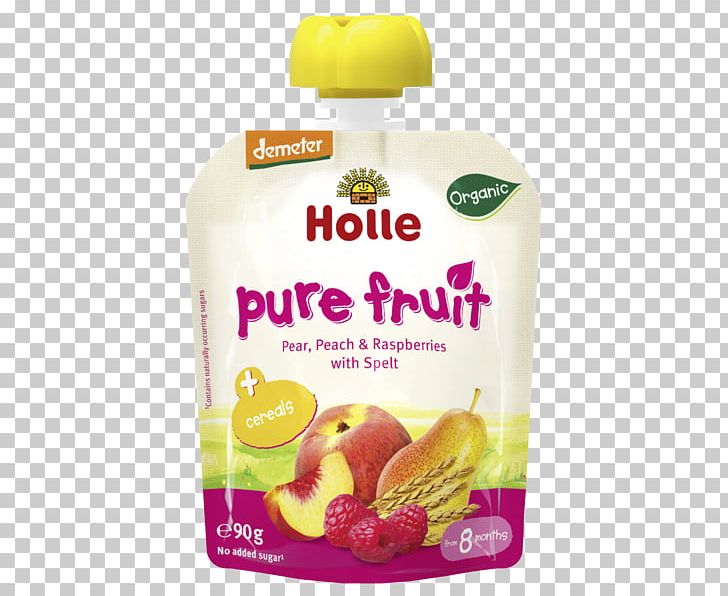 Holle Baby Food GmbH Organic Food Purée Raspberry PNG, Clipart, Apple, Baby Food, Banana, Cereal, Diet Food Free PNG Download