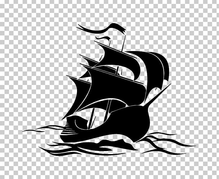 Sailing Ship Wall Decal Boat Logo Piracy PNG, Clipart, Art, Artwork, Black, Black And White, Boat Free PNG Download