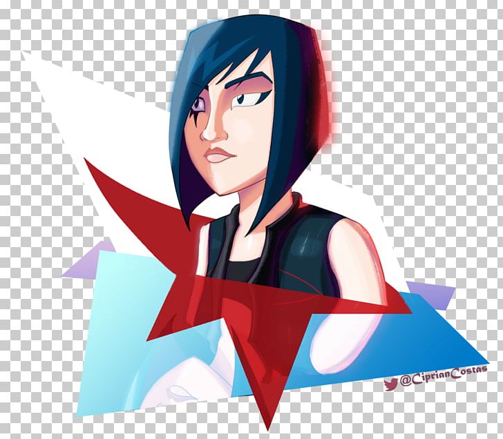 Mirror's Edge Catalyst Cartoon Fan Art PNG, Clipart, Anime, Art, Black Hair, Cartoon, Drawing Free PNG Download