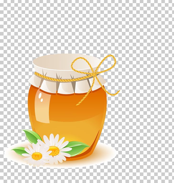 Bee Honey Jar Illustration PNG, Clipart, Bee, Bee Honey, Bees Honey, Cup, Drawing Free PNG Download
