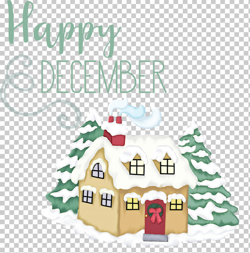Happy December Winter PNG, Clipart, Christmas And Holiday Season, Christmas Day, Christmas Decoration, Christmas Lights, Christmas Village Free PNG Download