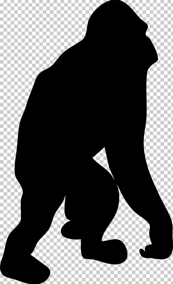 Ape Bonobo Drawing PNG, Clipart, Ape, Black, Black And White, Black Gorilla, Bonobo Free PNG Download