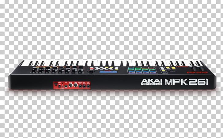 Computer Keyboard Akai MPK261 MIDI Controllers PNG, Clipart, Akai, Computer Keyboard, Controller, Electronic Component, Electronic Instrument Free PNG Download