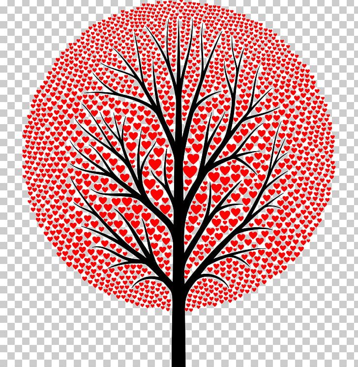 Tree Heart PNG, Clipart, Area, Autocad Dxf, Black And White, Branch, Circle Free PNG Download