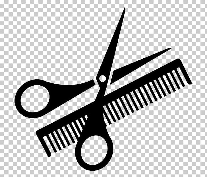Comb Cosmetologist Beauty Parlour Hairstyle Decal PNG, Clipart, Angle, Barber, Beauty Parlour, Black And White, Color Free PNG Download