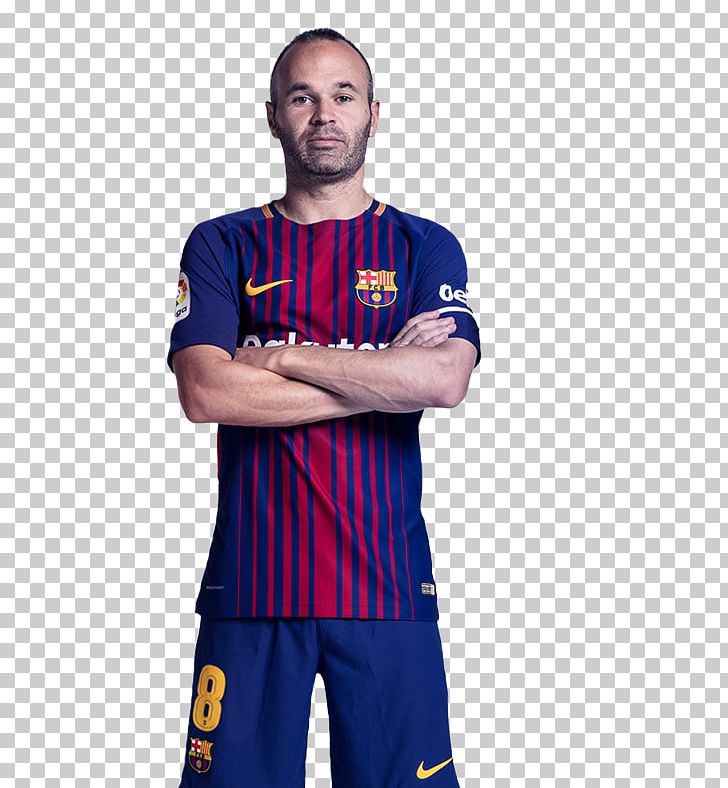 Andrés Iniesta FC Barcelona Football Player T-shirt PNG, Clipart, Arm, Blue, Clothing, Electric Blue, Facial Hair Free PNG Download