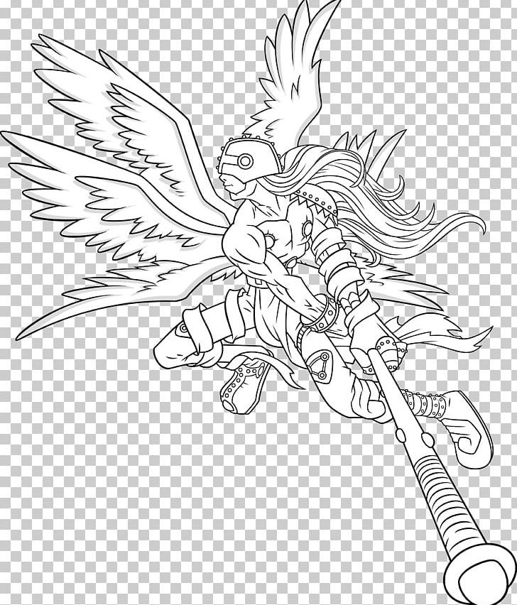 Angemon Line Art Raster Graphics Digimon PNG, Clipart, Angemon, Art Museum, Artwork, Black And White, Character Free PNG Download