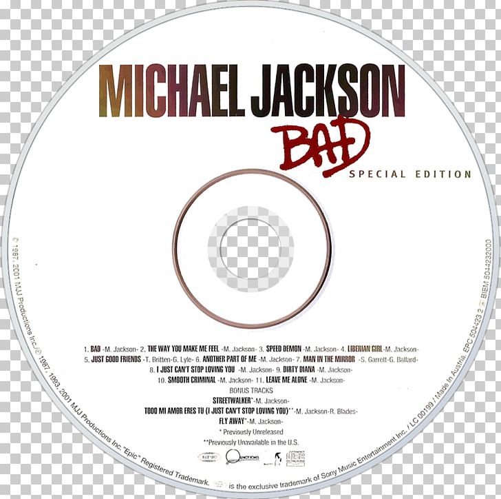 Compact Disc Bad Album Blood On The Dance Floor: HIStory In The Mix The Way You Make Me Feel PNG, Clipart, Album, Area, Bad, Brand, Circle Free PNG Download