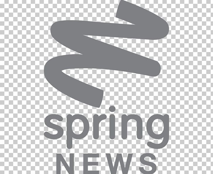 Logo Spring News Brand Font Product PNG, Clipart, Black And White, Brand, Line, Logo, New Spring Free PNG Download