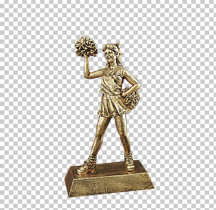 Bronze Sculpture Trophy Figurine Classical Sculpture PNG, Clipart, Award, Brass, Bronze, Bronze Sculpture, Cheerleader Free PNG Download