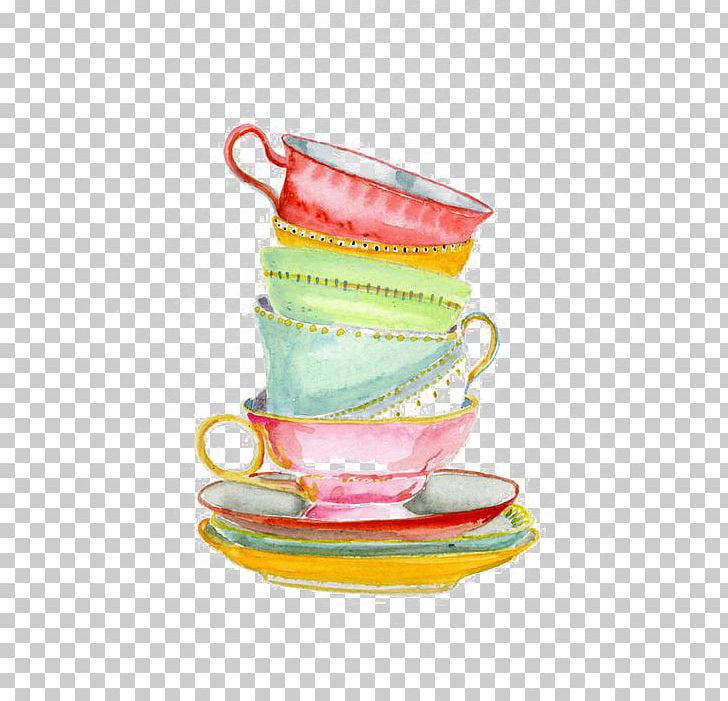 Teacup Coffee Watercolor Painting PNG, Clipart, Art, Bowl, Ceramic, Coffee Cup, Creative Free PNG Download
