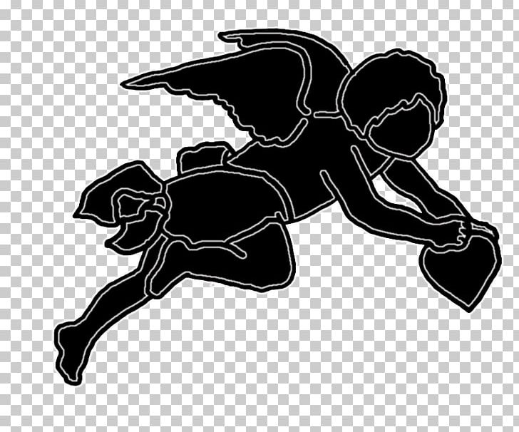 Cherub Silhouette Cupid Guardian Angel PNG, Clipart, Angel, Angle, Arrow, Automotive Design, Black Free PNG Download