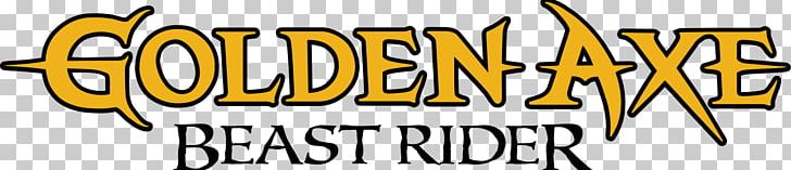 Golden Axe: Beast Rider Logo Font Brand PNG, Clipart, Area, Axe, Banner, Brand, Character Free PNG Download