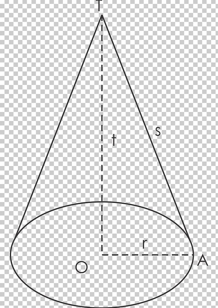 Triangle Cone Three-dimensional Space Edge Area PNG, Clipart, Angle, Area, Art, Black And White, Circle Free PNG Download
