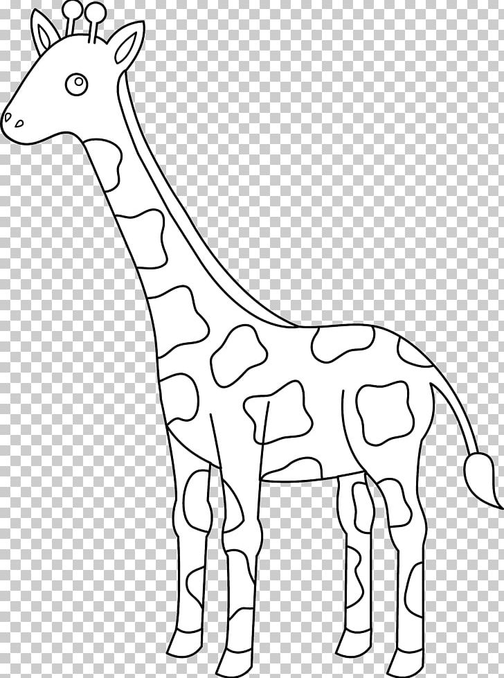 giraffe outline clip art
