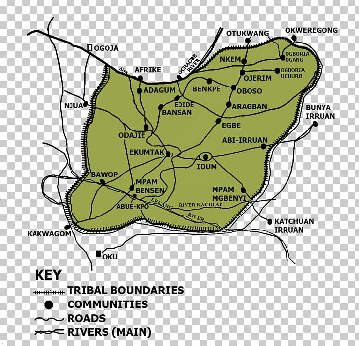 Ogoja Obudu Bekwarra Map Local Government Area Of Nigeria PNG, Clipart,  Free PNG Download