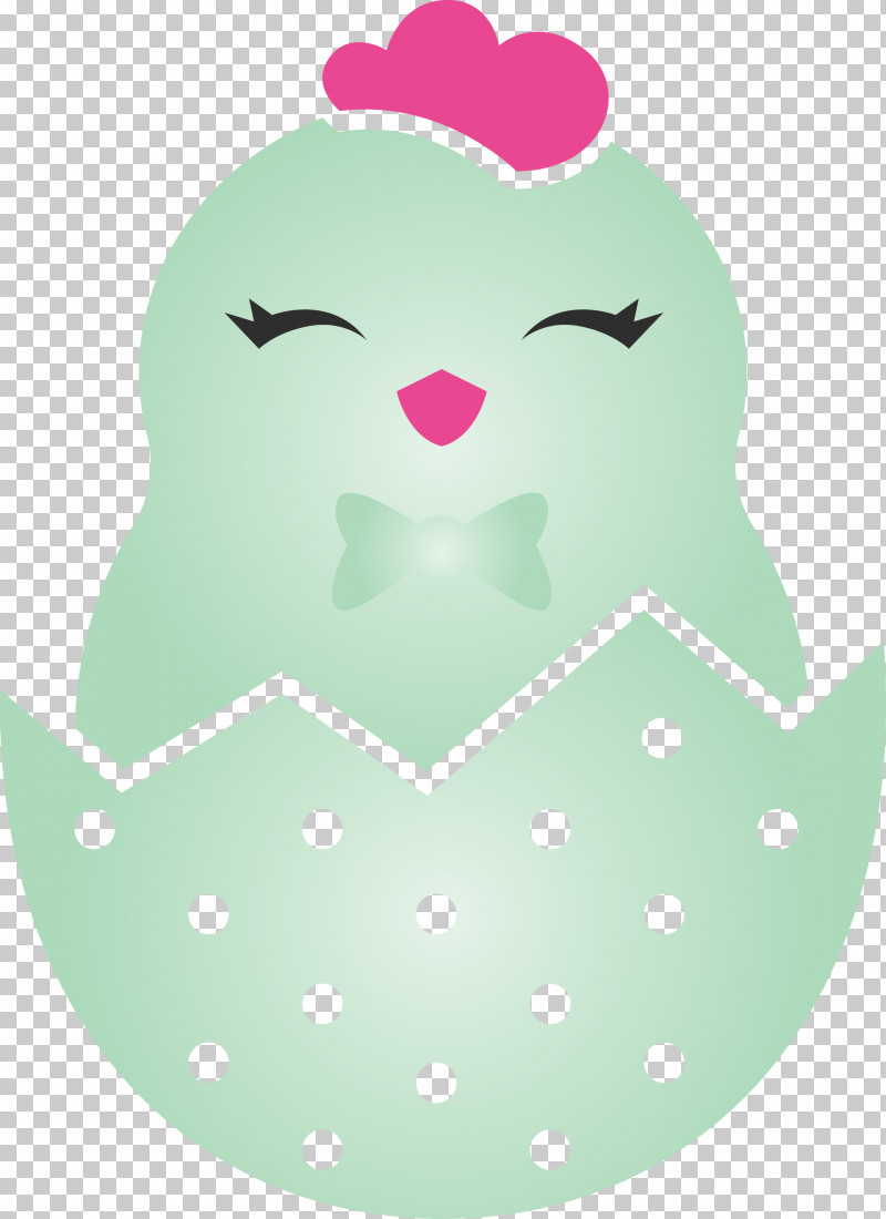 Chick In Eggshell Easter Day Adorable Chick PNG, Clipart, Adorable Chick, Chick In Eggshell, Easter Day, Green, Pink Free PNG Download