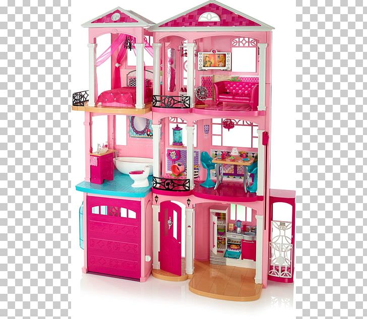barbie and barbie house
