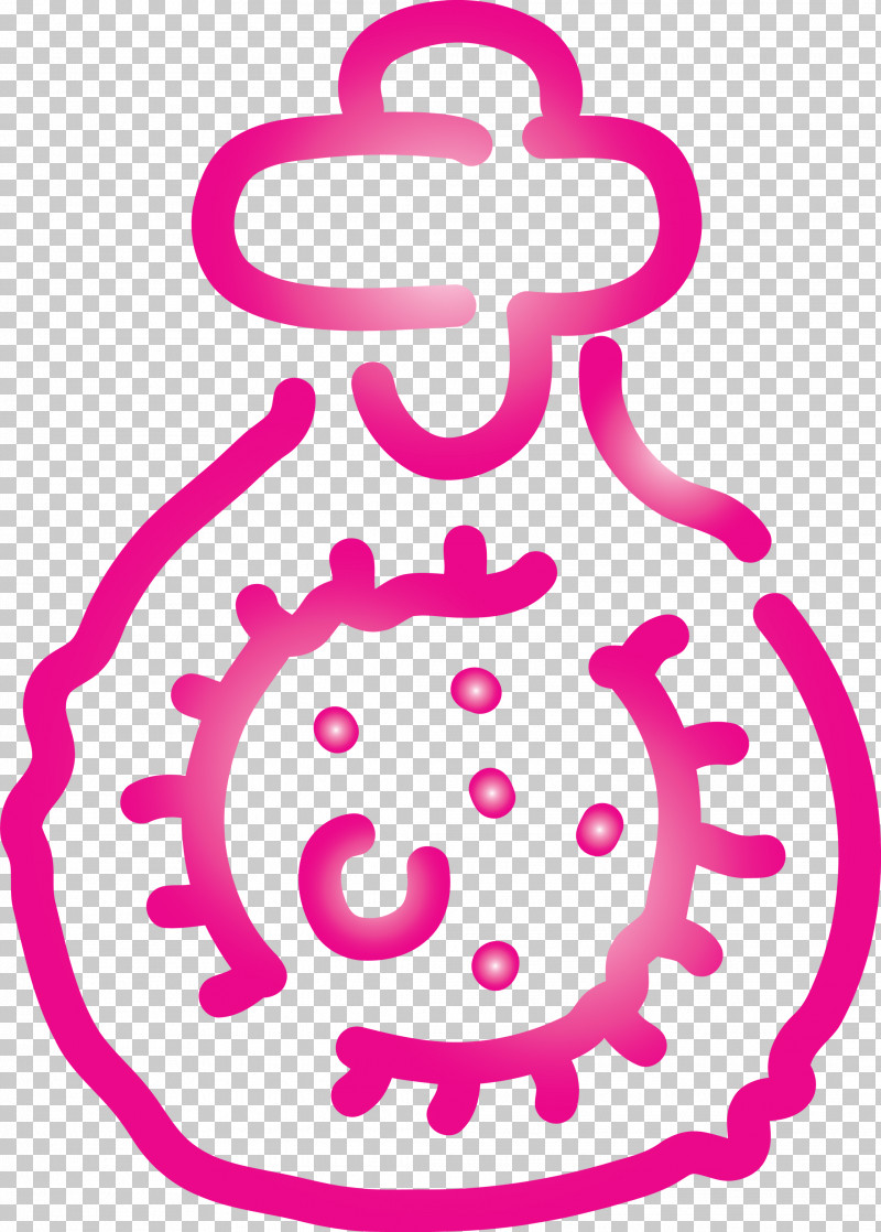 Bacteria Germs Virus PNG, Clipart, Bacteria, Germs, Magenta, Pink, Sticker Free PNG Download